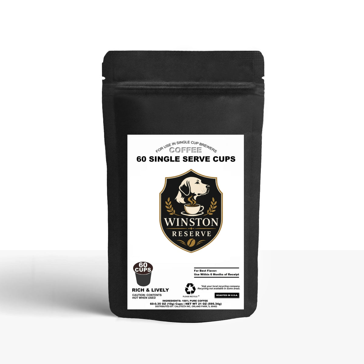 60 Pack Single Serve Coffee Capsules